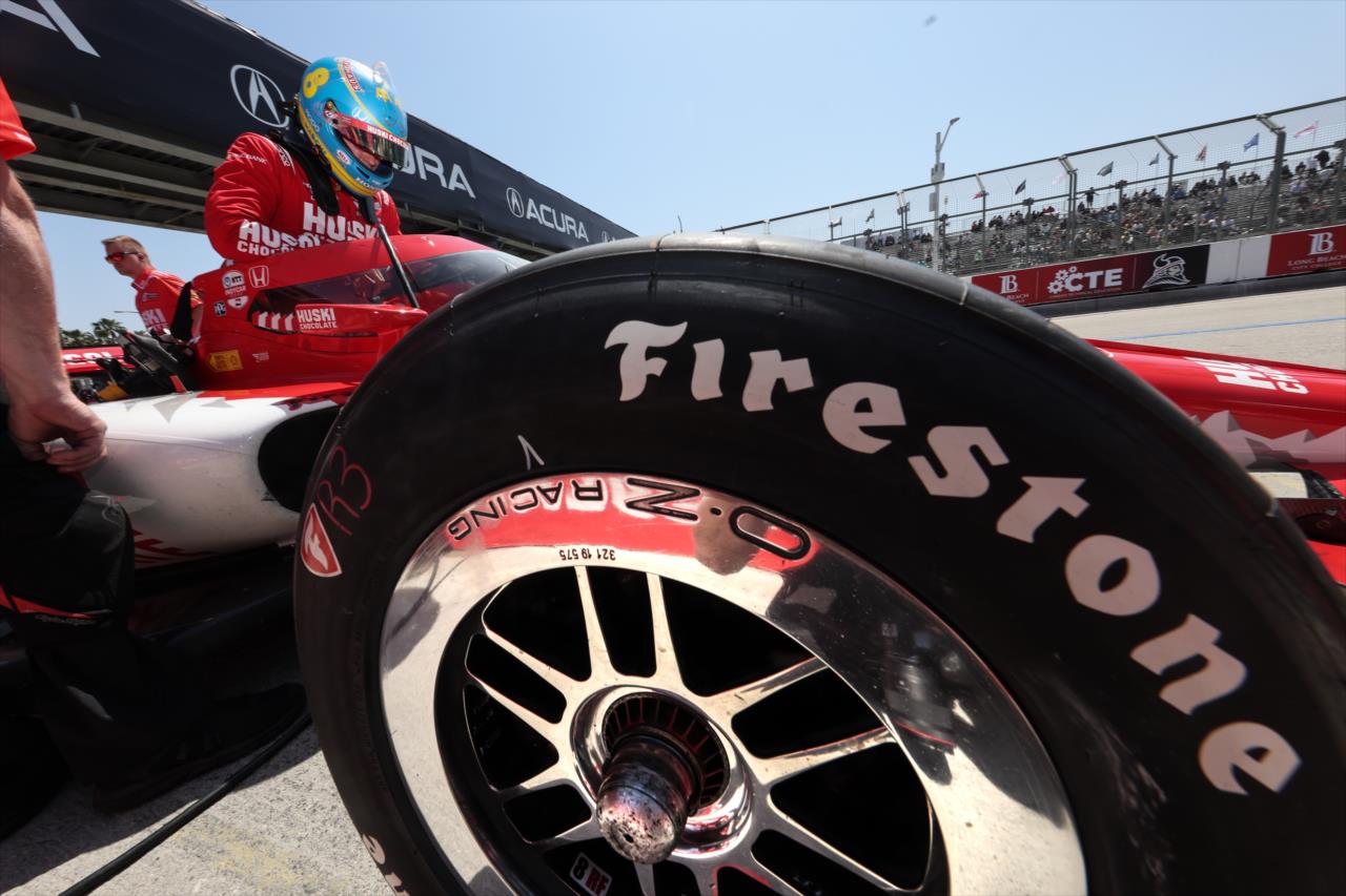 Firestone Tire of Marcus Ericsson - Acura Grand Prix of Long Beach - By: Chris Owens -- Photo by: Chris Owens
